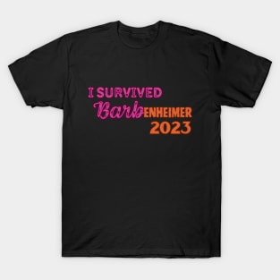 I Survived Barbenheimer 2023 T-Shirt